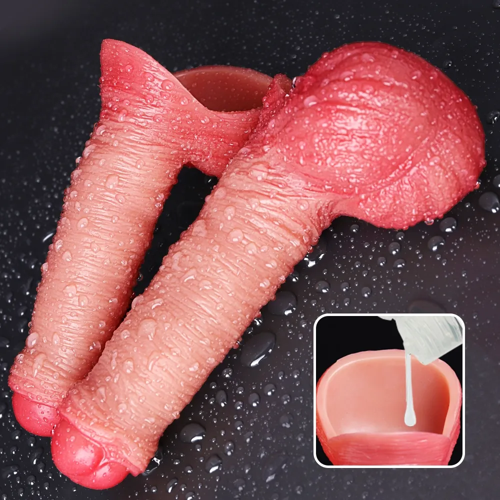 Ala 7.67 x 1.81 in. Silicone Foreskin-Style Penis Extender Sleeve