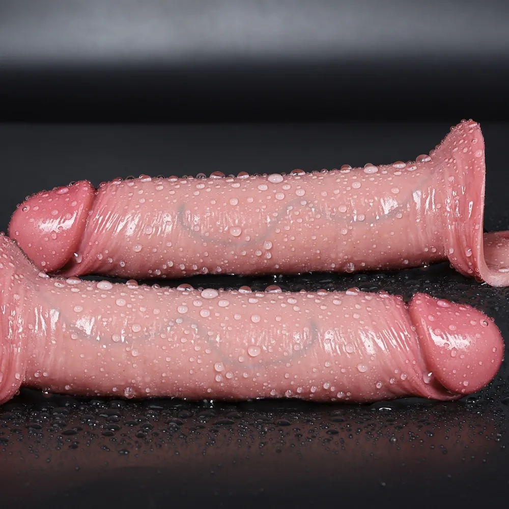 Ki 6.89 x 1.57-inch Realistic Penis Extension Sleeve with Small Head
