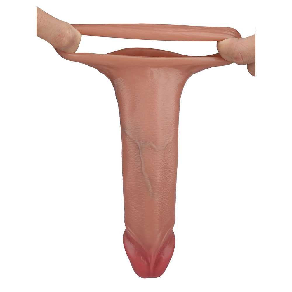 Lei 9.37 x 1.85 Inches — Large, Realistic Penis Extension Sleeve