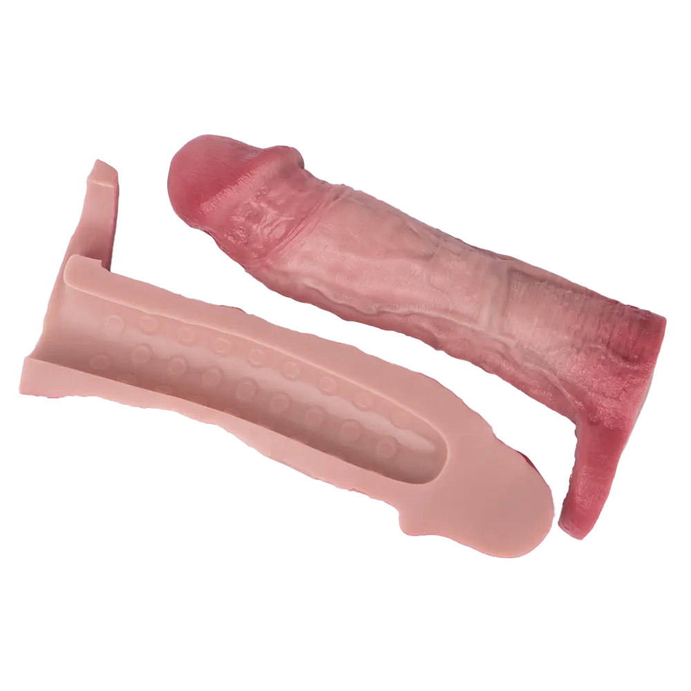 8.82 × 2.2-Inch Thickening, Realistic Dildo Sleeve