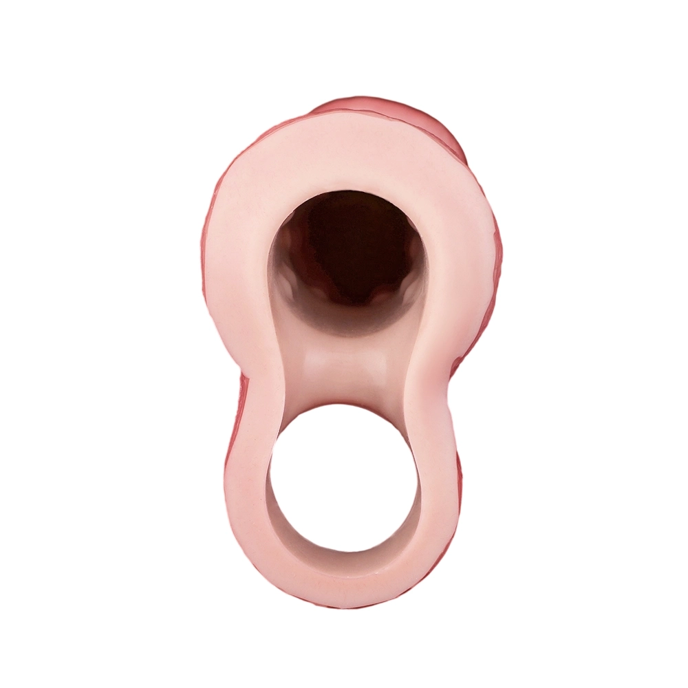 7.91 × 1.81-inch Realistic Remote-Controlled Vibrating Penis Extension Sleeve