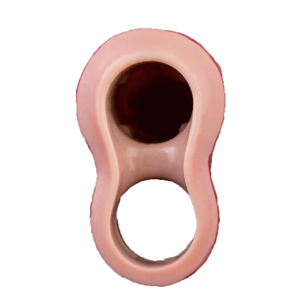 7×2-Inch Soft Vibrating Penis Sleeve for Couples