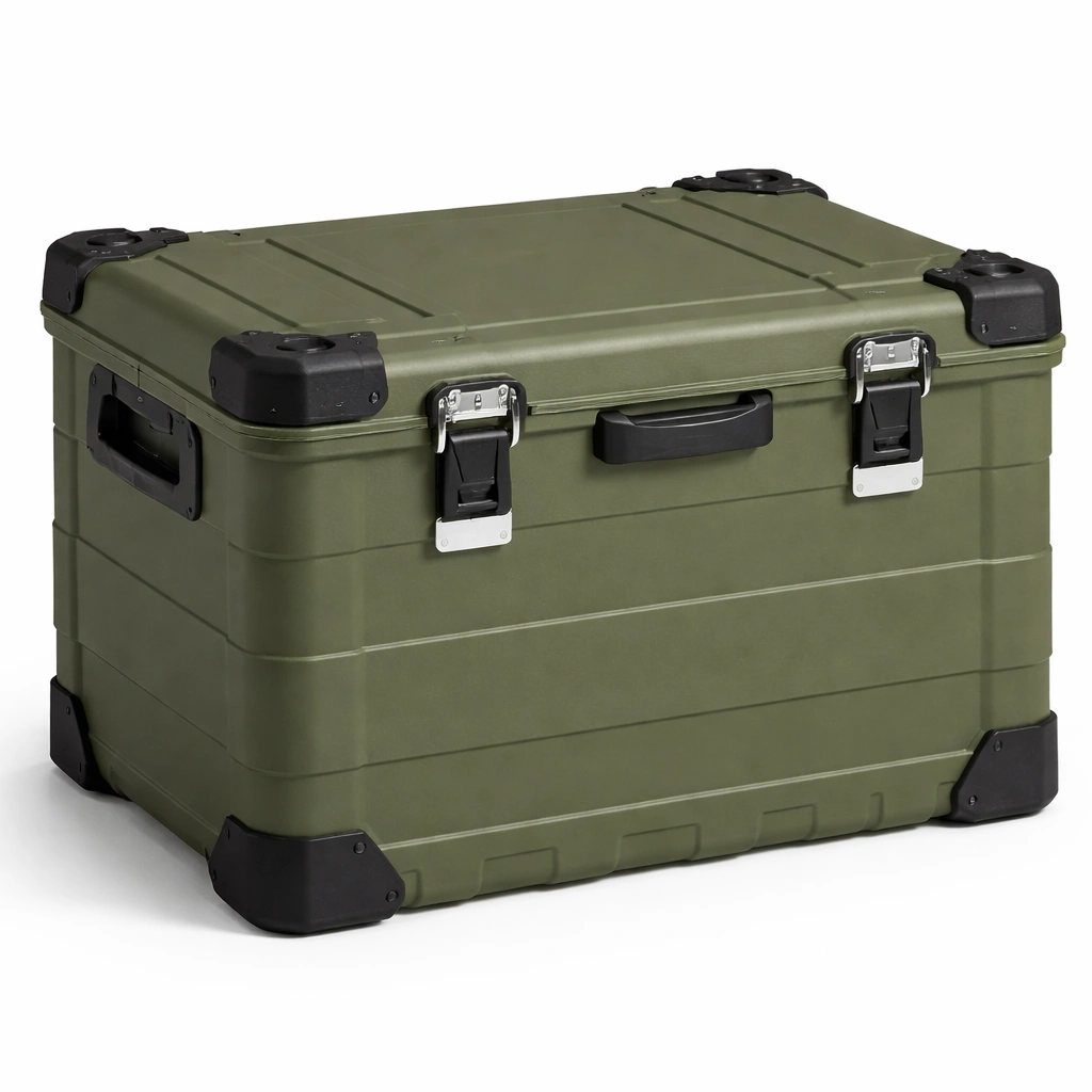 Transportkiste Kunststoff Gruen robust