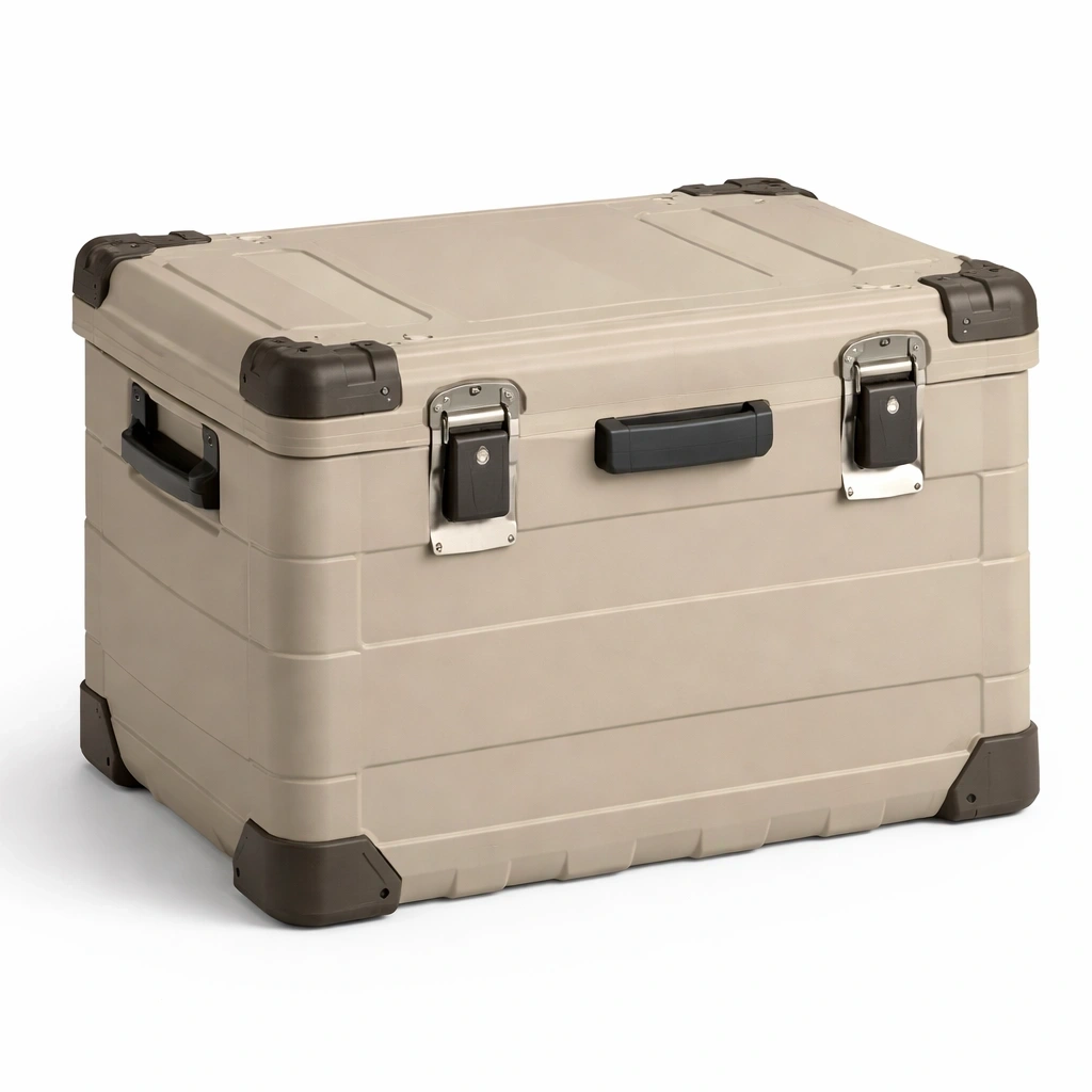 Transportkiste Kunststoff Beige stabil