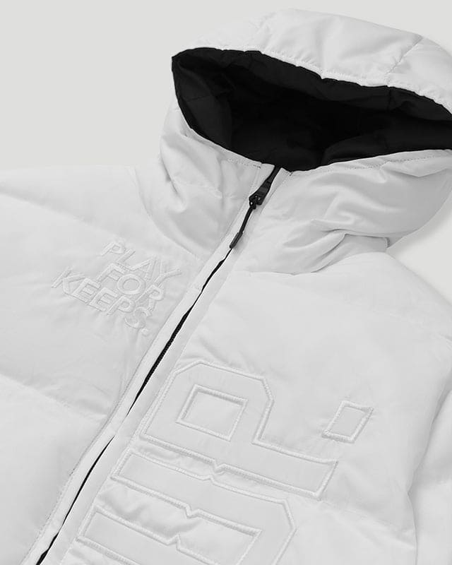 Geedup Core Logo Reversible Puffer Black/White Jacket