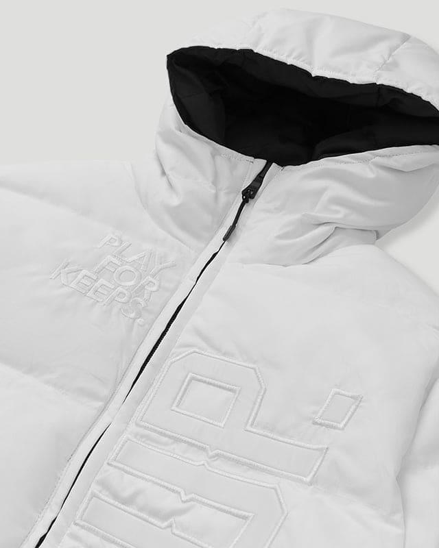 Geedup Core Logo Reversible Puffer Black/White Jacket