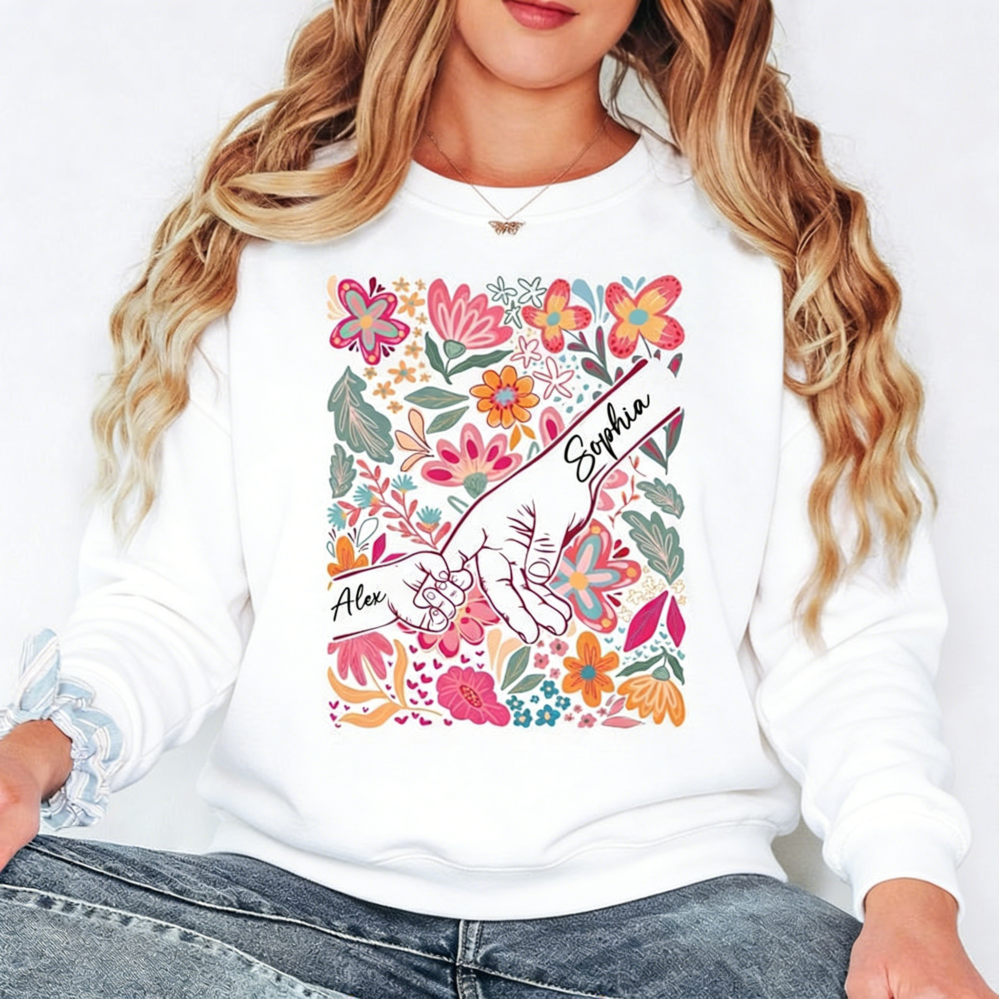 Custom Mom And Children Shirt, Personalized Mother Children Shirt, Family Love Shirt,Mother's Day Gift