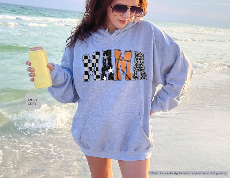 Basketball Mama Sweatshirt, Leopard Basketball Sweatshirt, Basketball Mom Hoodie, Cheer Mom Sweater, Basketball Season Sweatshirt, Mama Gift