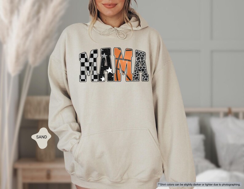 Basketball Mama Sweatshirt, Leopard Basketball Sweatshirt, Basketball Mom Hoodie, Cheer Mom Sweater, Basketball Season Sweatshirt, Mama Gift