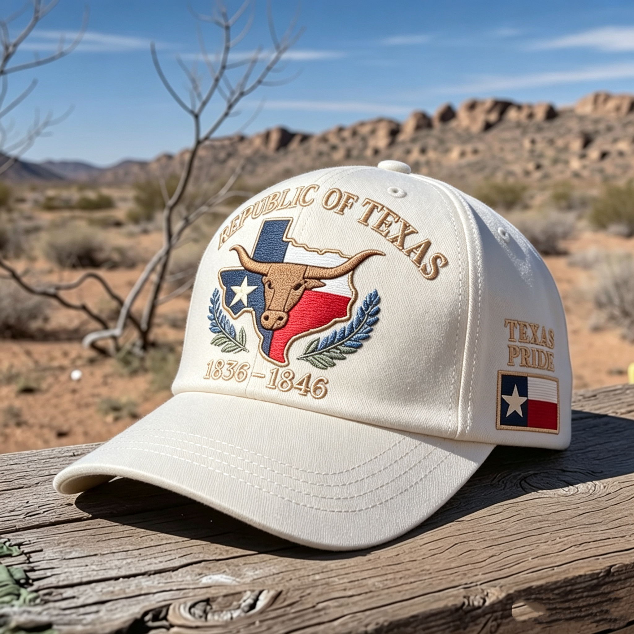 Republic of Texas Commemorative Embroidered Hat – Show Your Texas Pride