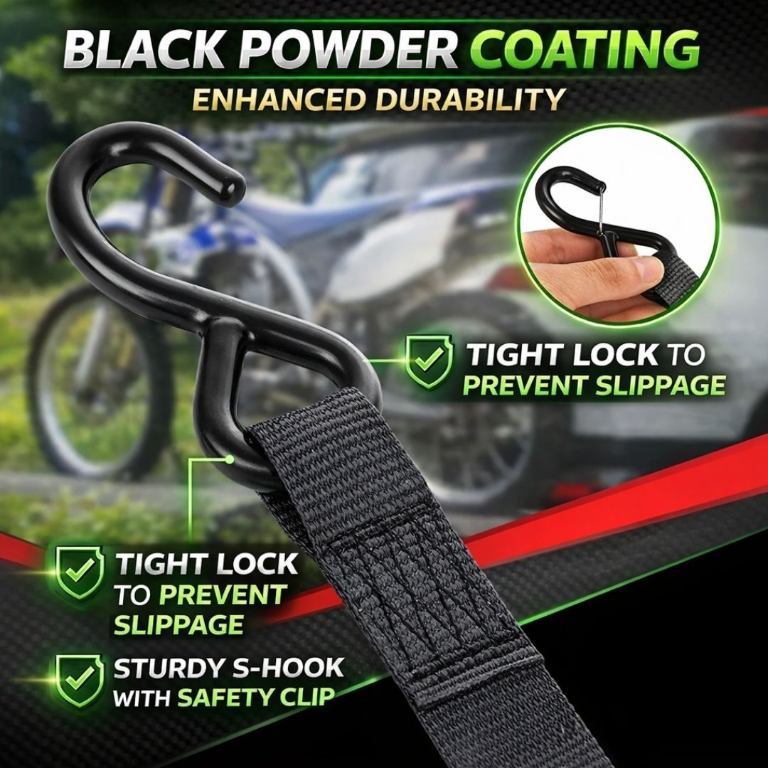 🎁Father's Day Hot Sale - Retractable Ratchet Strap (2026 Upgraded Edition)