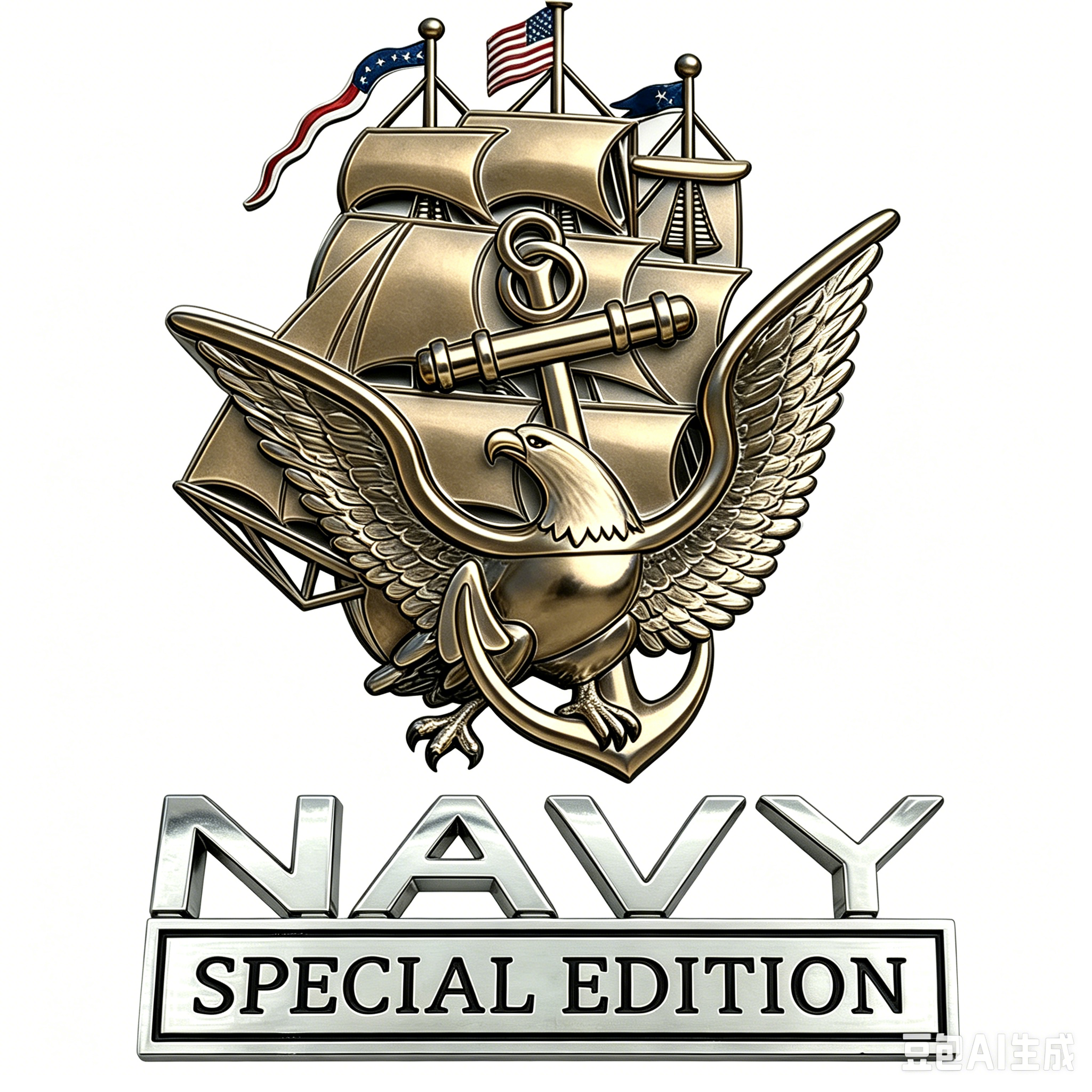 U.S. Navy Special Edition Metal Vehicle Badge, 🔥Buy 2 FREE SHIPPING