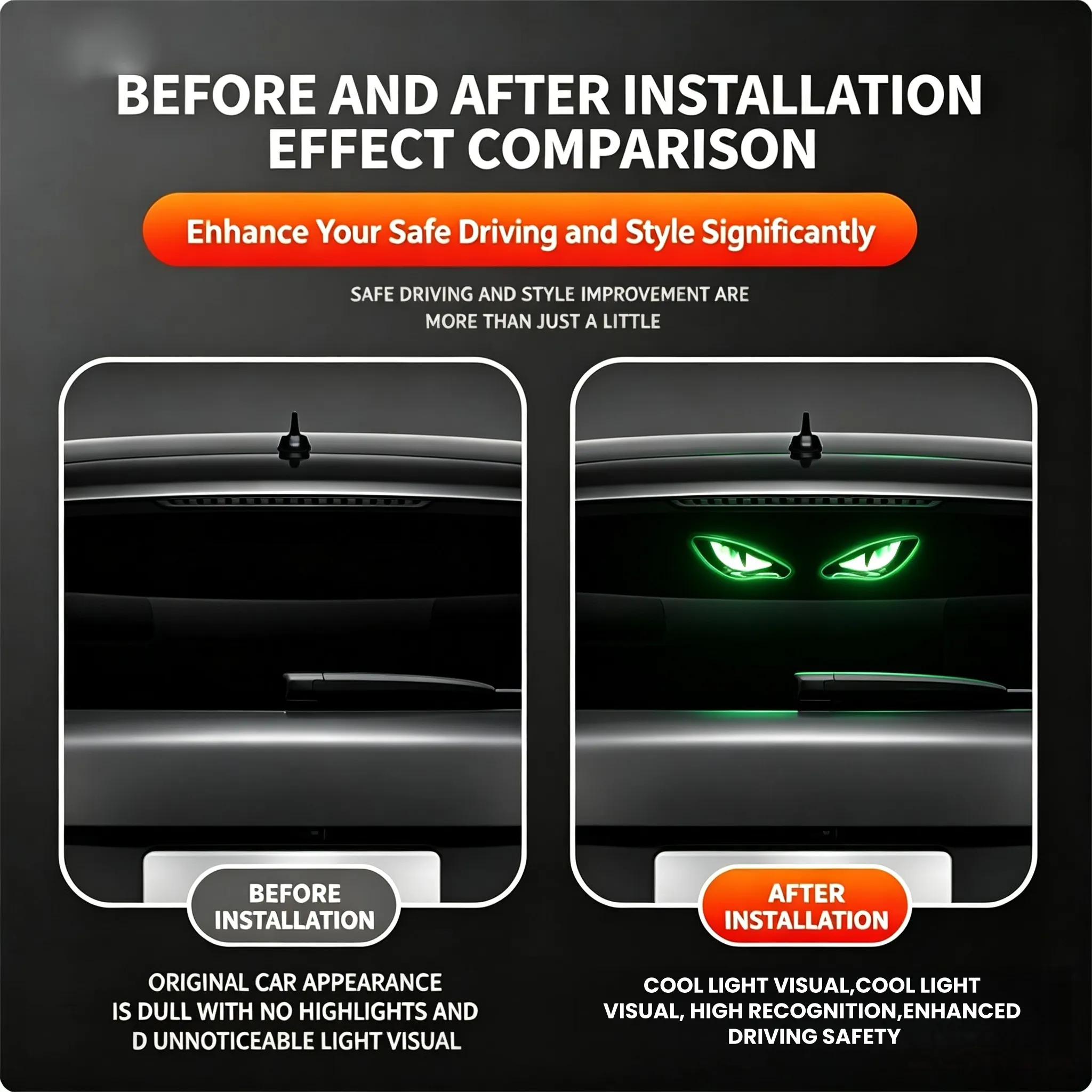 🔥Last Day 50% OFF - Solar Powered LED Car Warning Light