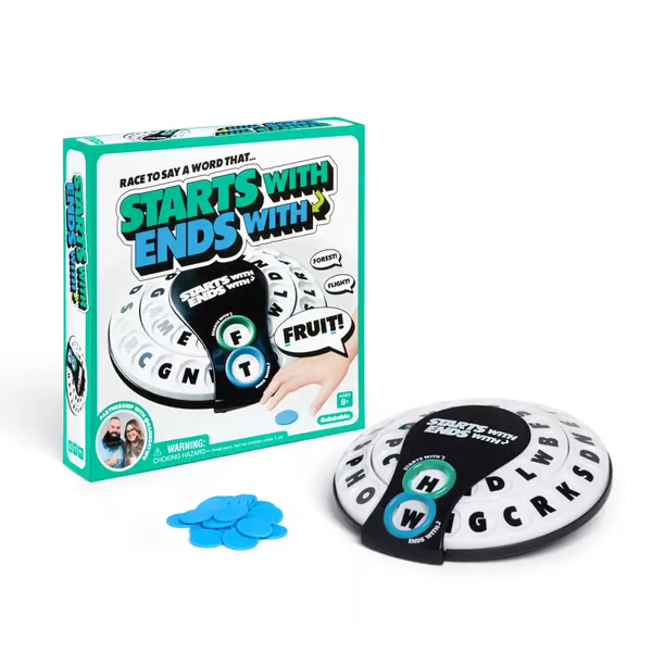 Starts With Ends With - 🎲Spin & Shout Word Game