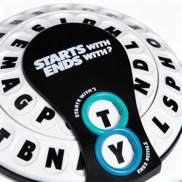 Starts With Ends With - 🎲Spin & Shout Word Game