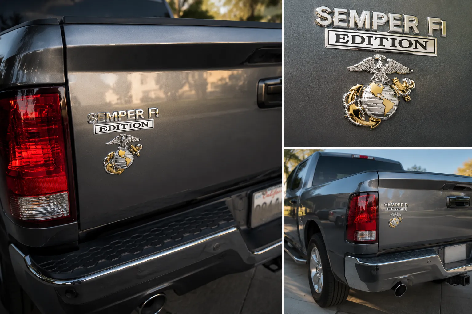 Marine Corps SEMPER FI EDITION Car Emblem Metal Badge