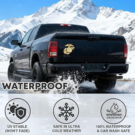 250th Anniversary U.S. Marine Corps Metal Cars Emblem