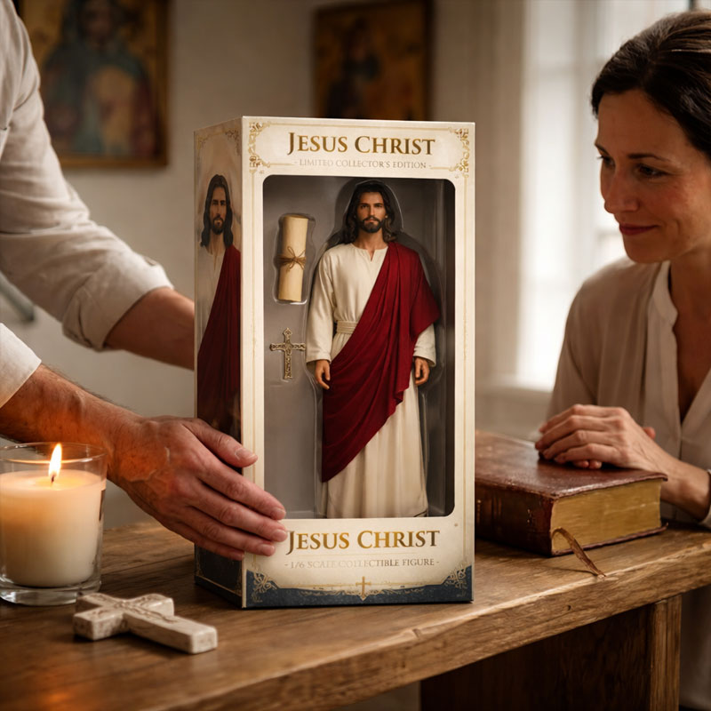 Handmade Limited Edition Jesus Statue 🙏 — A Masterpiece of Faith and Artistry