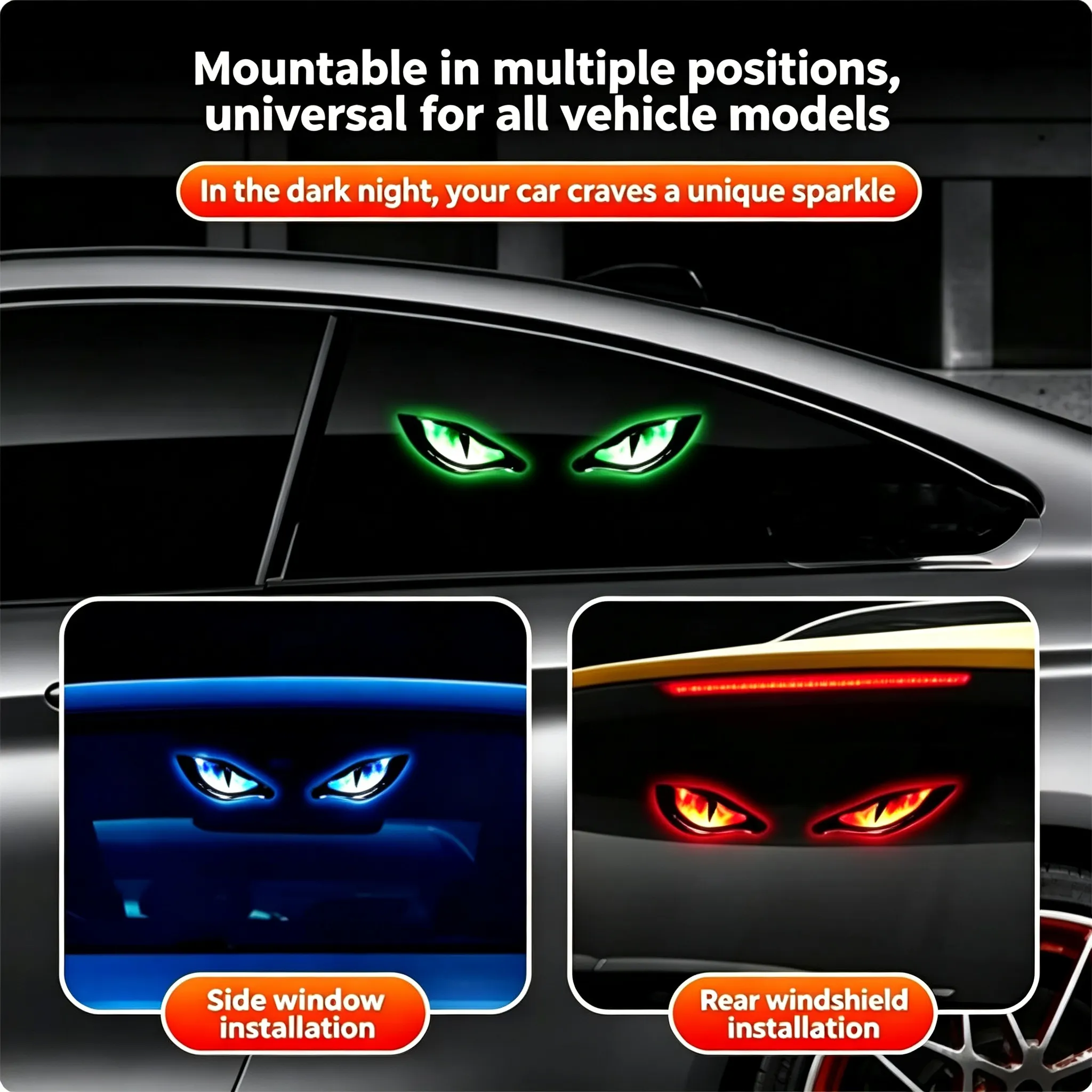 🔥Last Day 50% OFF - Solar Powered LED Car Warning Light
