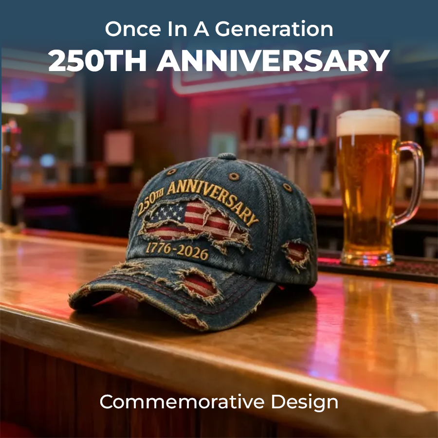 U.S 250th Anniversary Patriot Hat - 100% Made in USA(🔥Buy 2 FREE SHIPPING)
