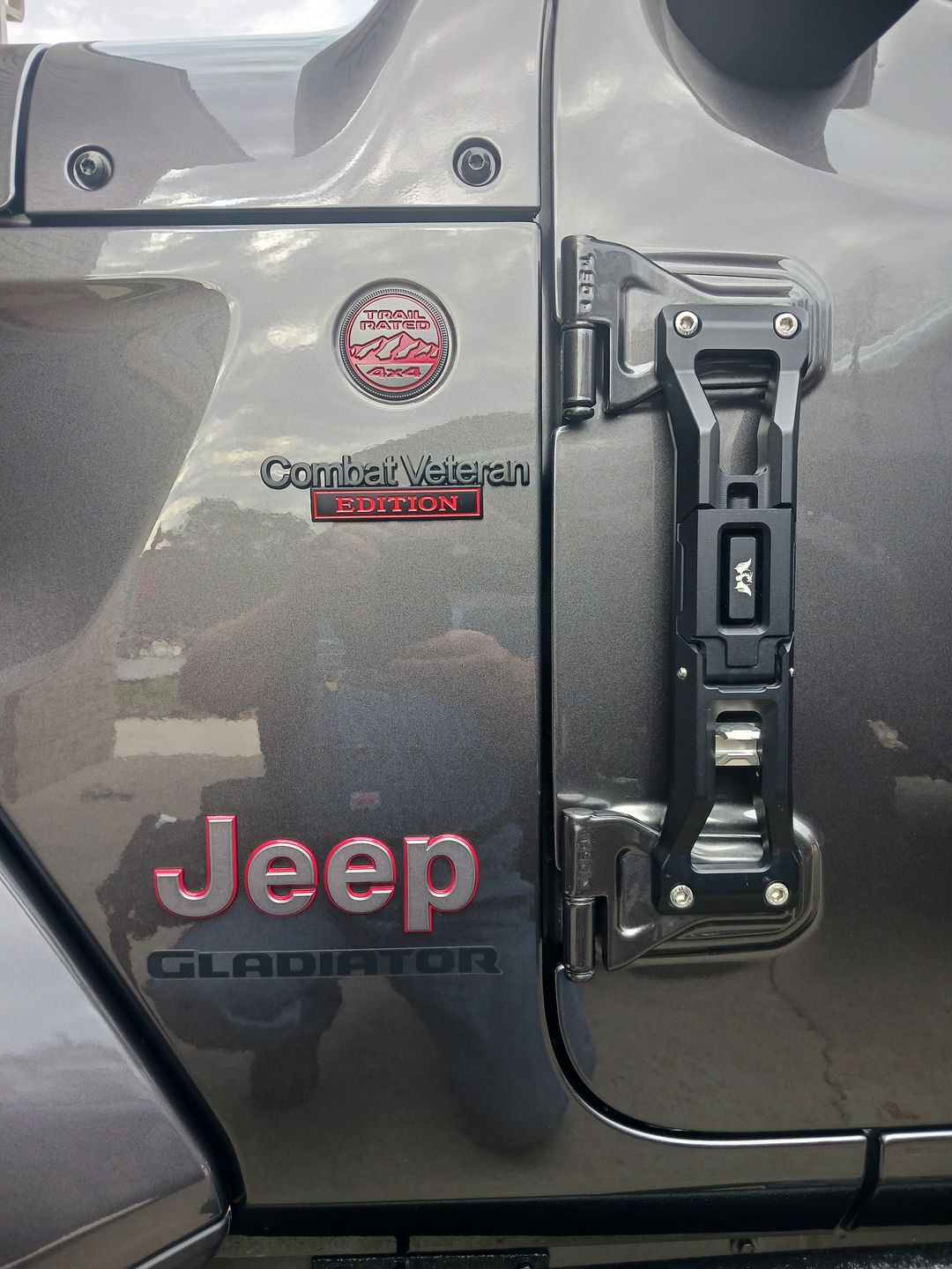 Customer photo review of Combat Veteran Edition Car Metal Emblem