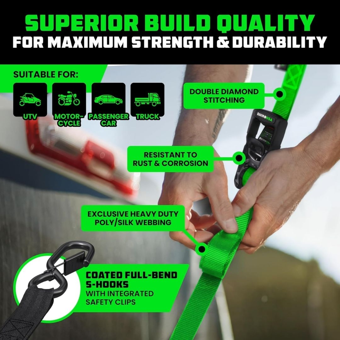 🎁Father's Day Hot Sale - Retractable Ratchet Strap (2026 Upgraded Edition)