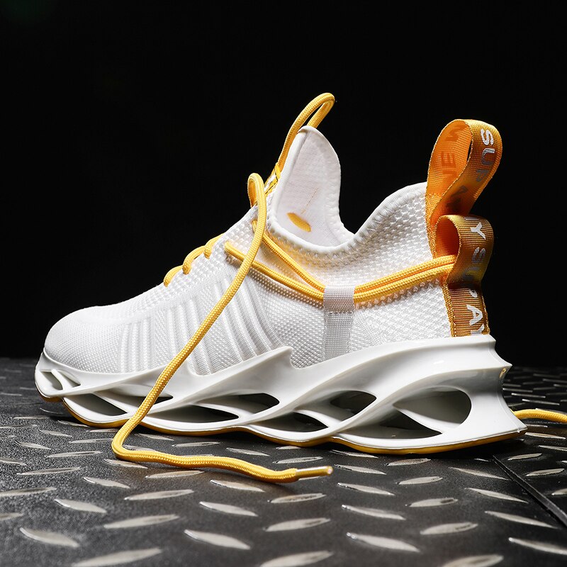 Men casual sports breathable comfortable blade running shoes