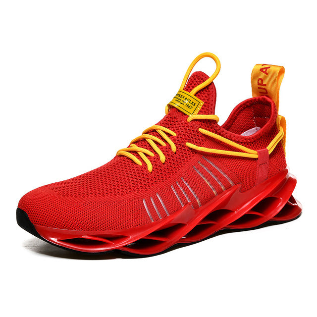 Men casual sports breathable comfortable blade running shoes