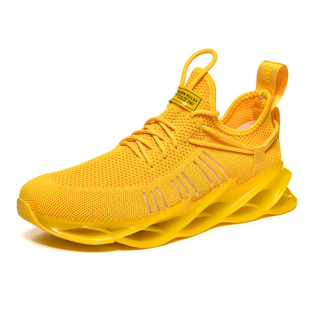 Men casual sports breathable comfortable blade running shoes