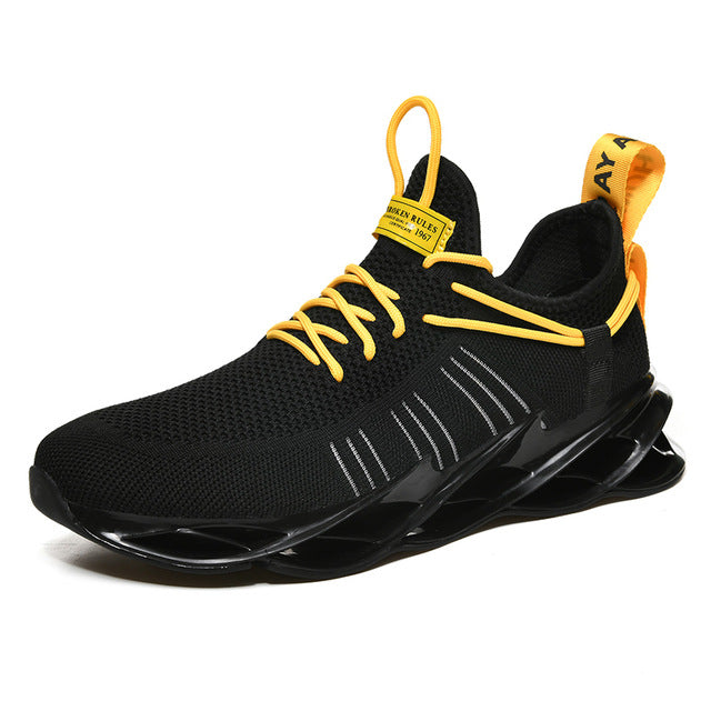 Men casual sports breathable comfortable blade running shoes