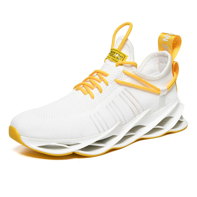 Men casual sports breathable comfortable blade running shoes