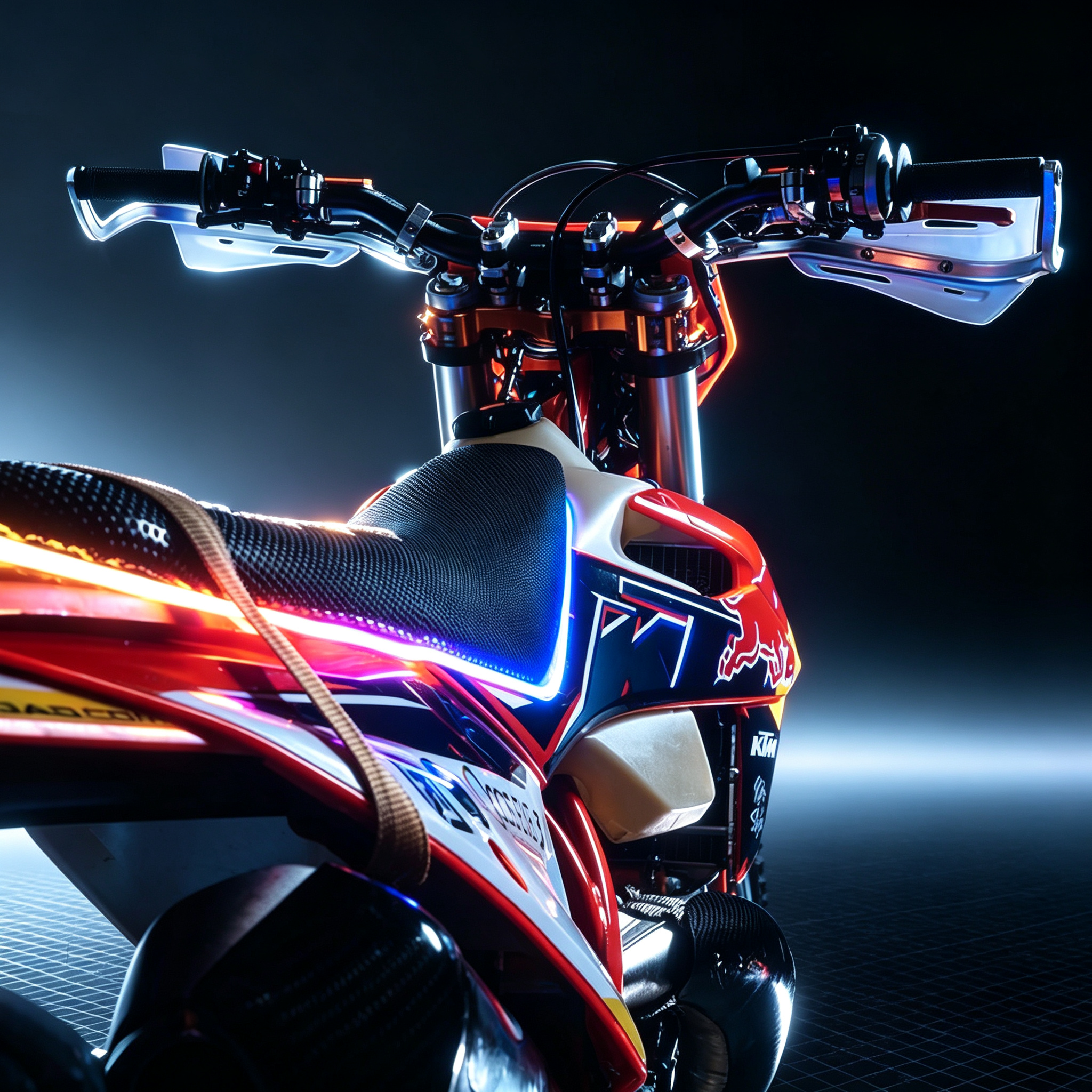 RGB SeatGlow Kit – Plug & Play Seat Illumination, App‑Controlled, Splash‑Proof, for Motorcycles
