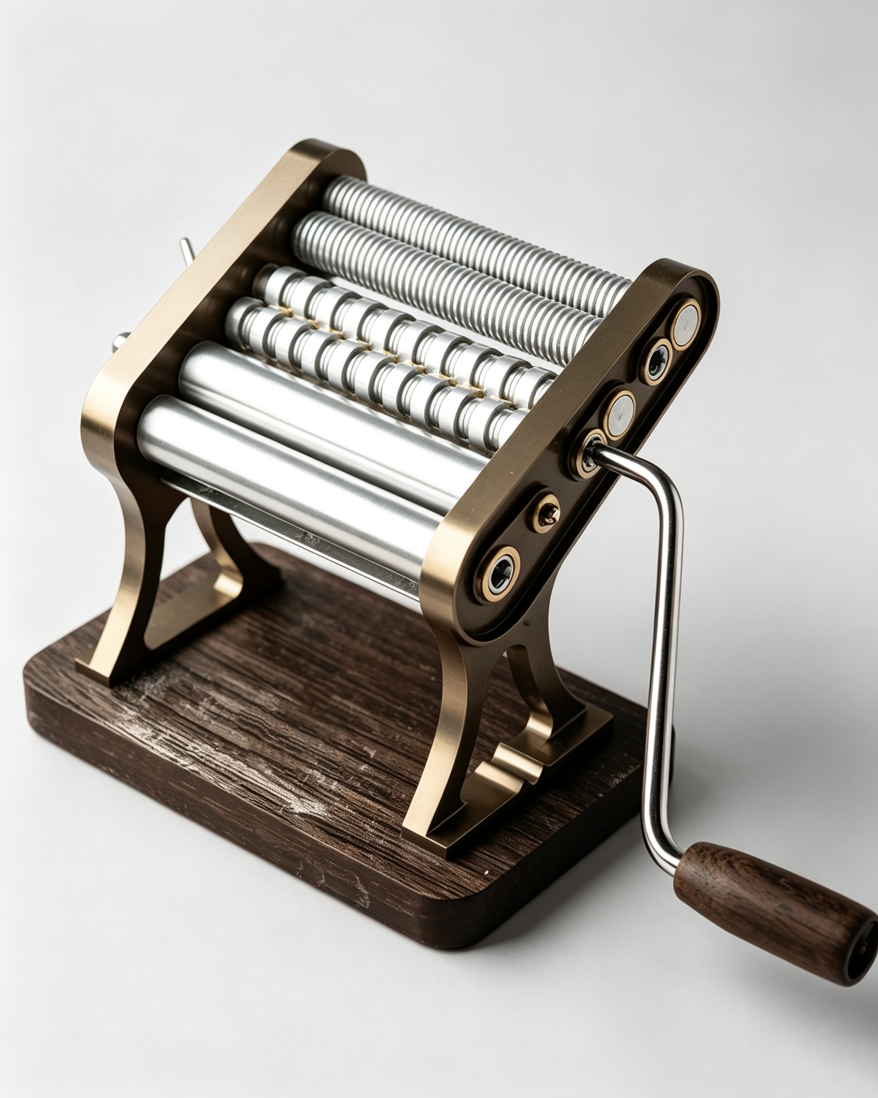 Heritage Pasta Machine – Italian‑Made, Anodized Aluminum, 7 Thickness Settings, 150mm Sheet Width, Collectors Edition