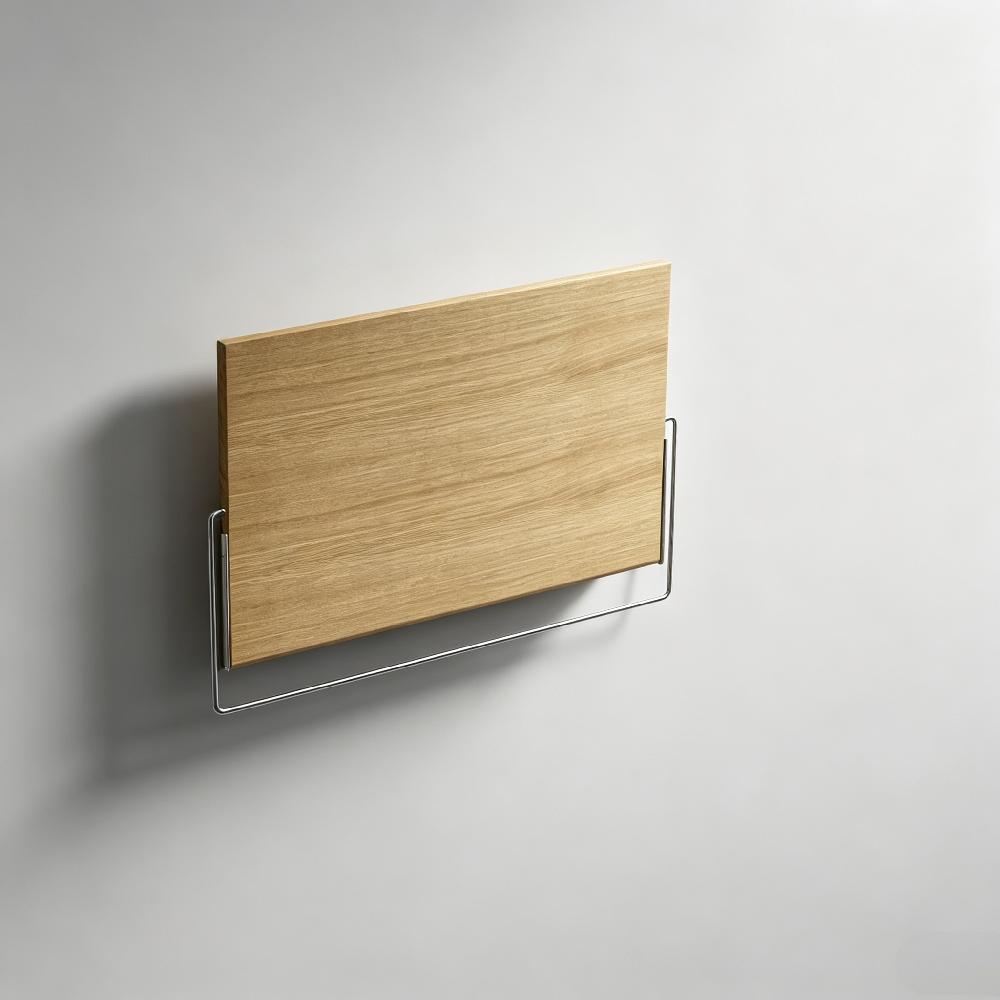 Fold-Out Wall Desk – Folds Flat in Seconds, Oak & Steel, Space-Saving
