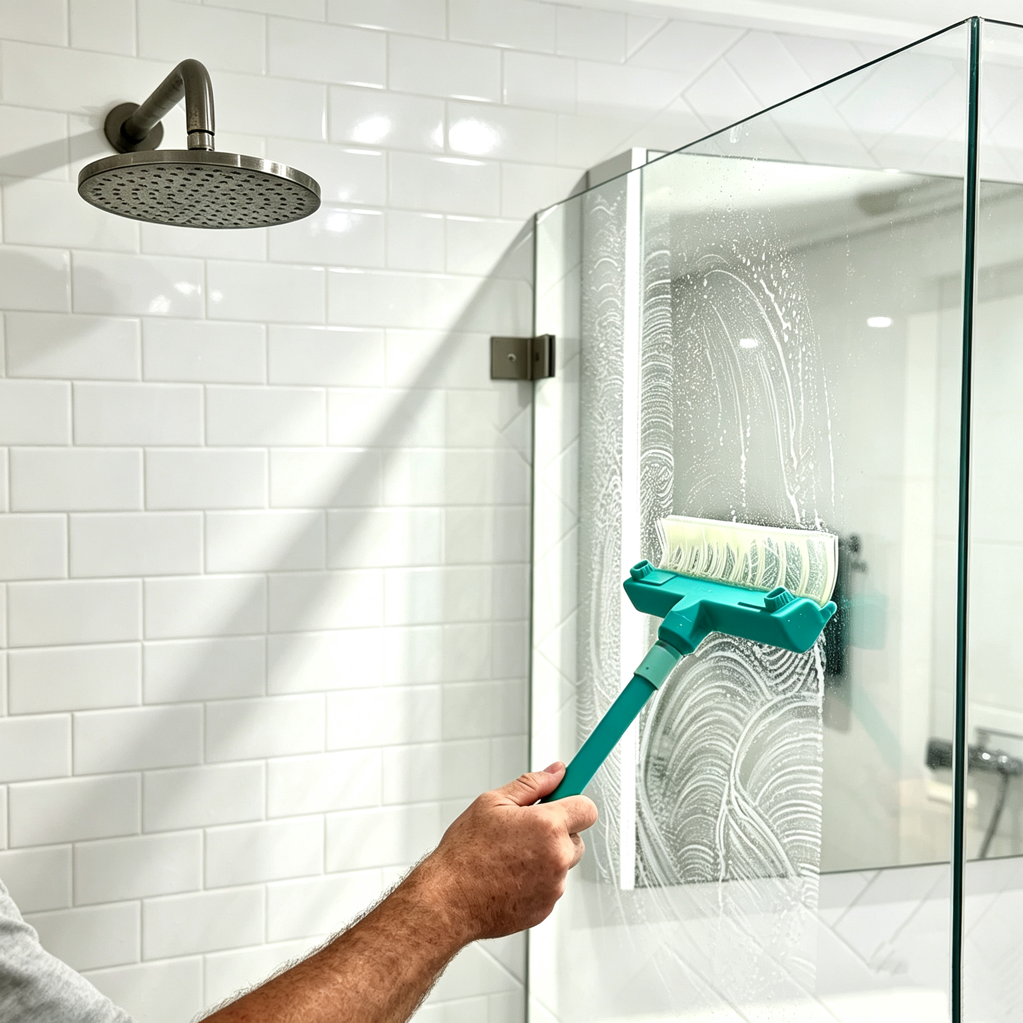 Streak‑Free Window Cleaning System – Patented No‑Drip Design, Reversible Blade, 30cm Kit for Apartments