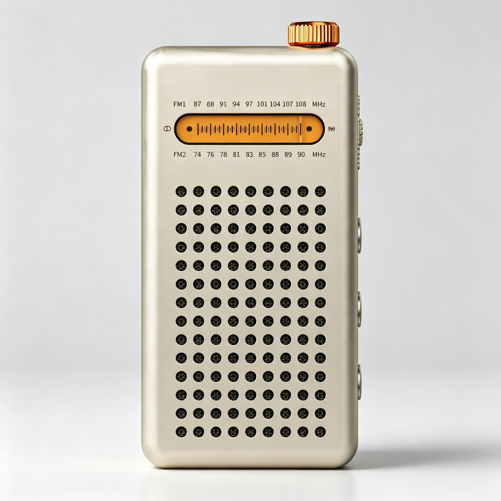 Pocket FM Radio – Rich Audio, Stable Reception, Rechargeable, Classic Tuning