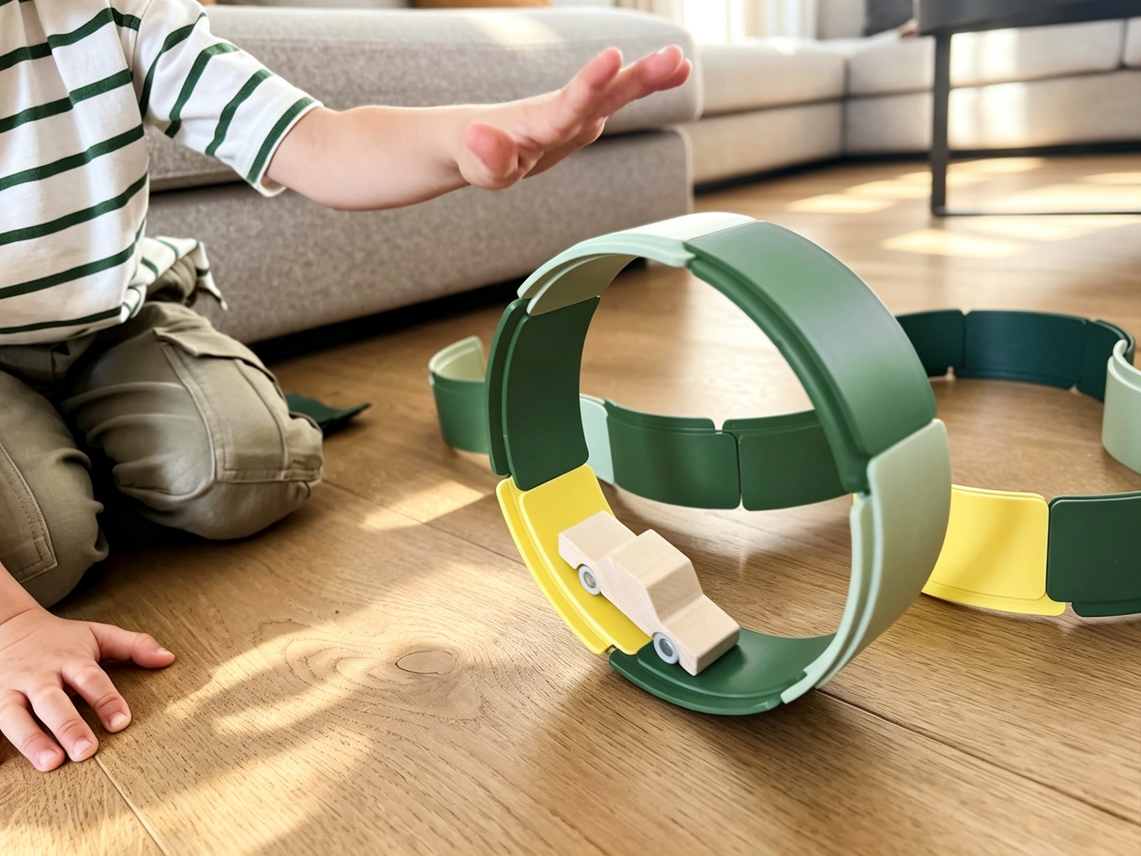 Arches Creator Set – 36 Pieces, 100% Recycled, Open‑Ended Building Toy, Compatible with Road Sets, Ages 3+