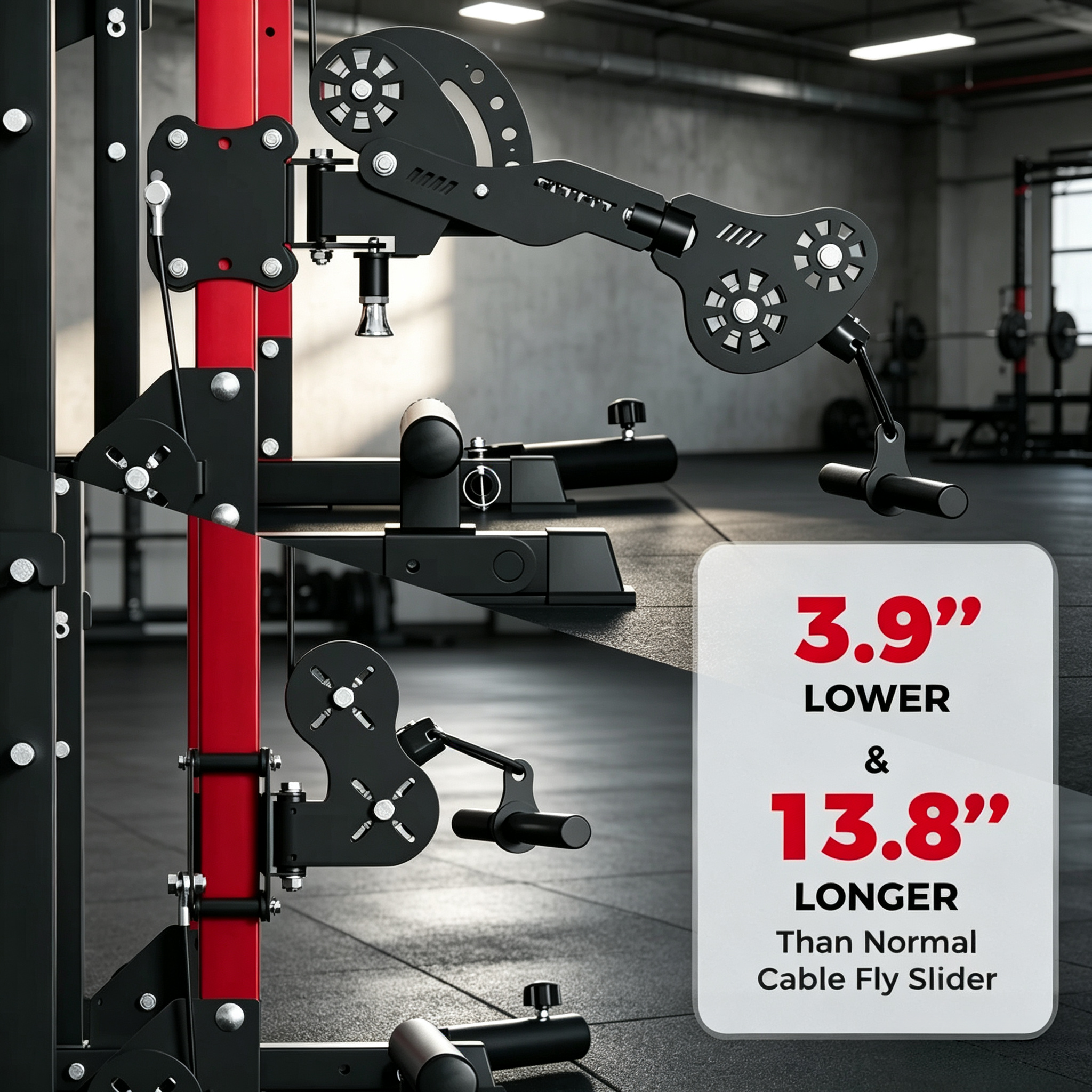 Tornado Arm Attachment – Infinite Angles, Heavy‑Duty Build, for Power Racks