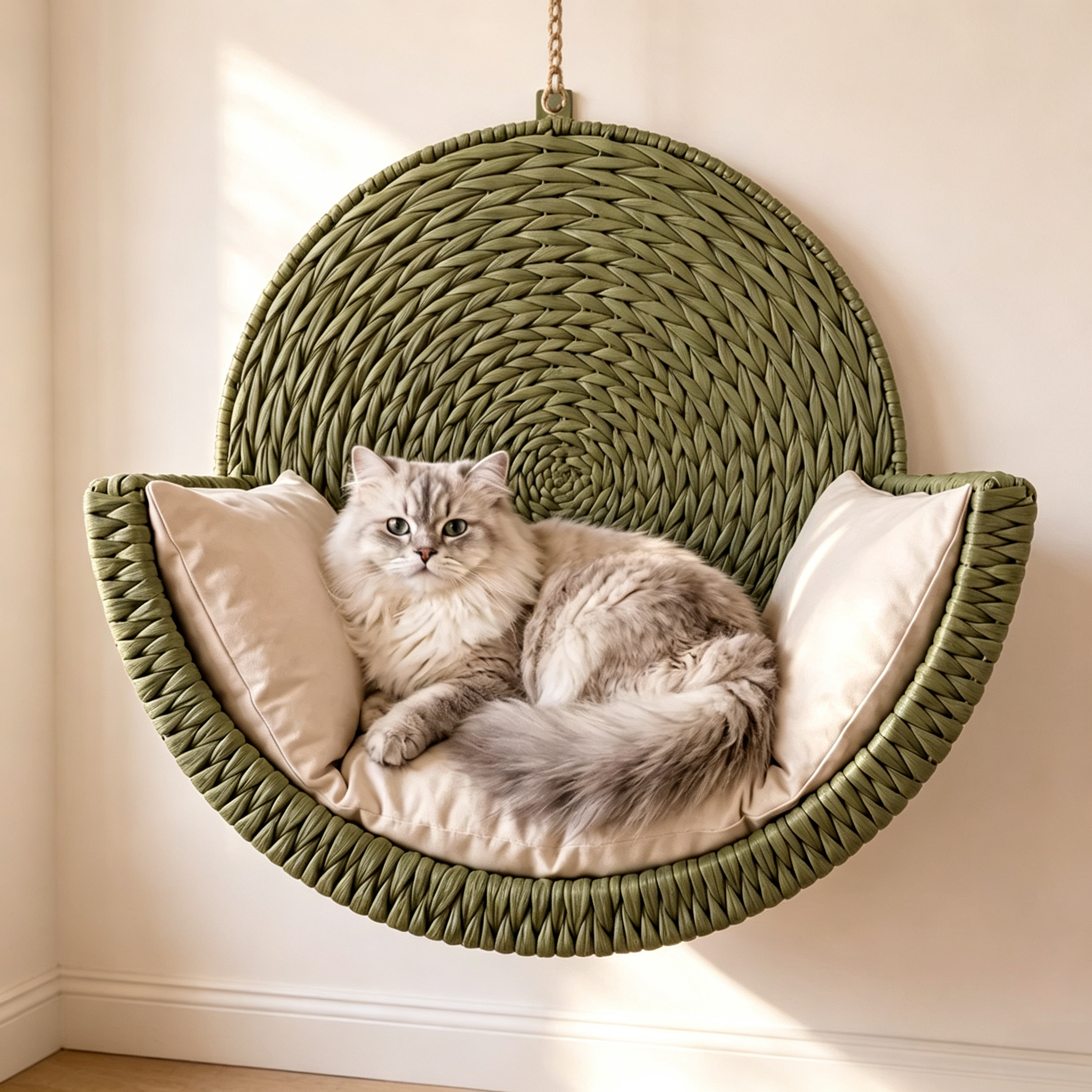 Wall‑Mounted Pet Bed – 22lb Capacity, Renter‑Friendly, 5‑Minute Install