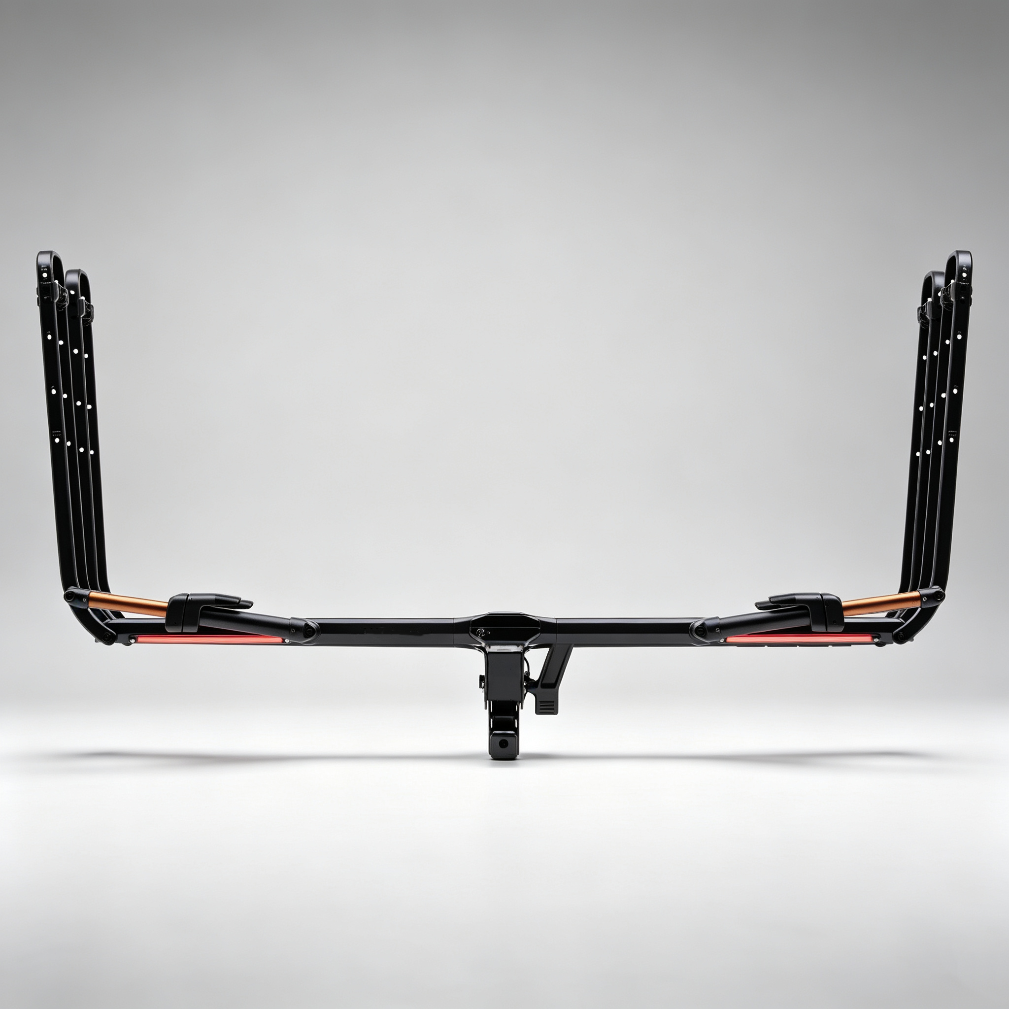 Hitch Bike Rack – OneTap Arm, 67lb Capacity, 18–32″ Tires, No Frame Contact