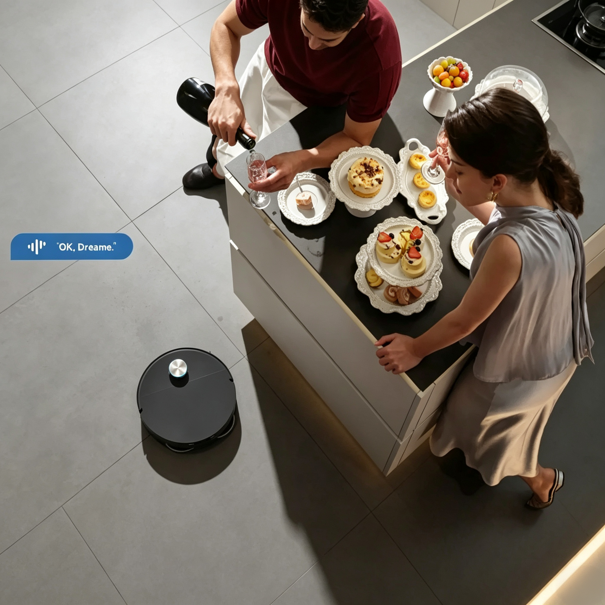 Robot Vacuum & Mop – 35,000Pa, Ultra‑Slim 3.13″, AI Navigation, Self‑Cleaning Base