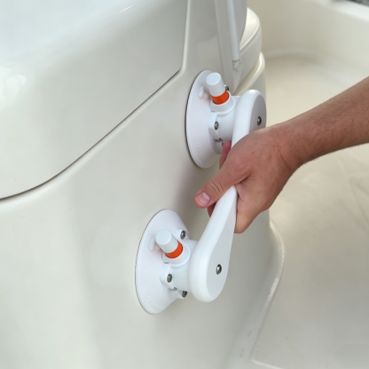Heavy‑Duty Suction Handles – Pair, 210lb Pull Each, No Drilling, for Boats & Vehicles