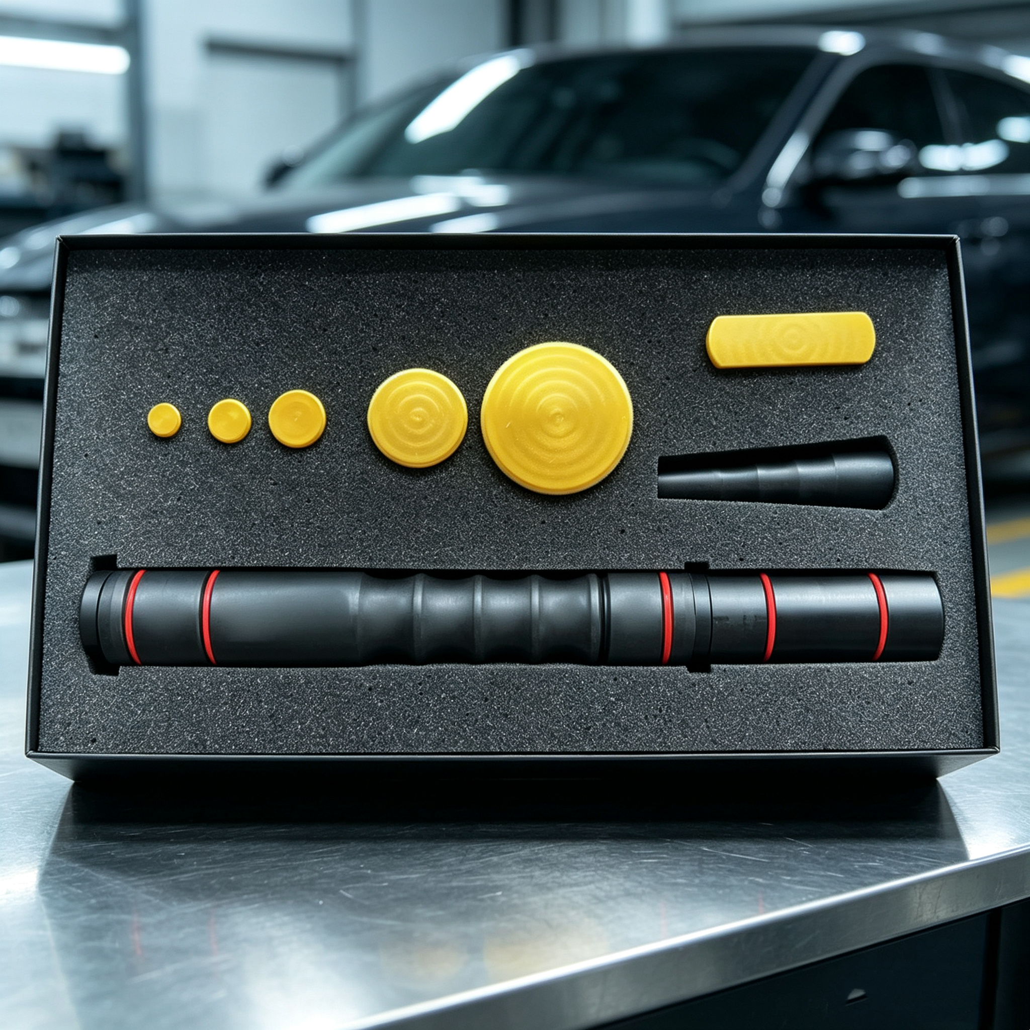 Spring‑Assisted Pulling Hammer – Dual Mode (Spring or Manual), for Cold‑Glue Dent Repair