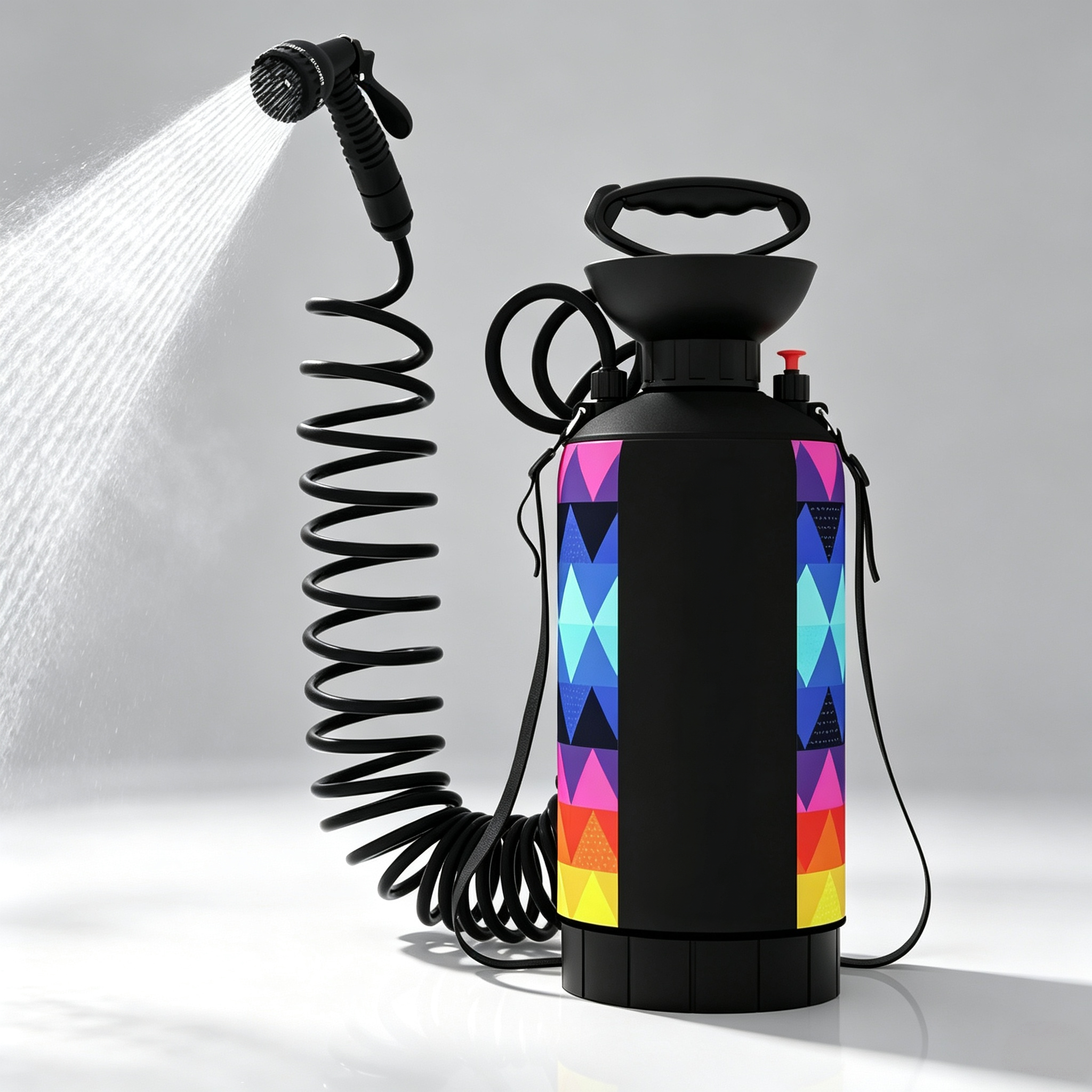 Portable Shower – 2.1 Gallon, High‑Pressure Hose, Multiple Spray Settings, for Camping, Beach, Surf & Pets