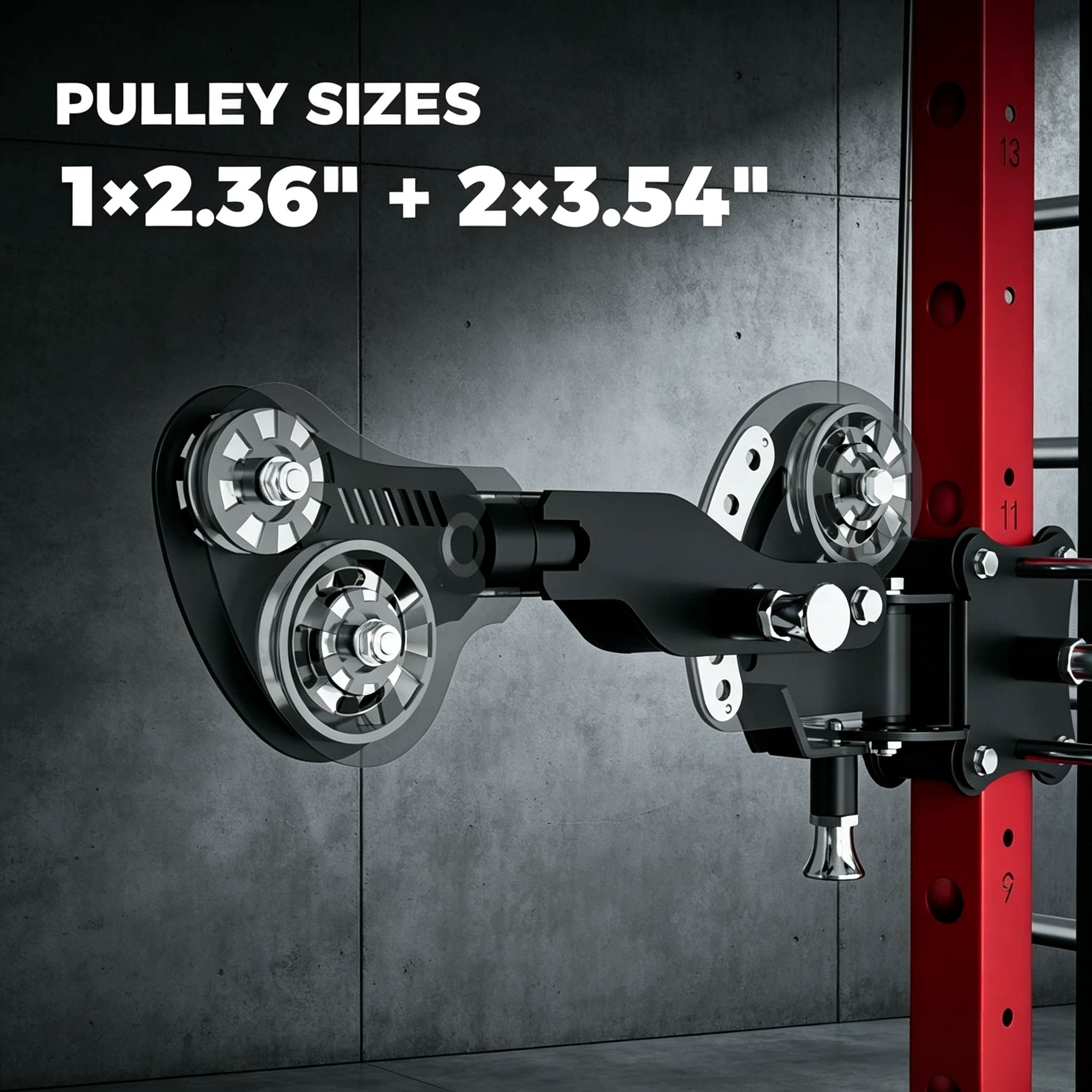 Tornado Arm Attachment – Infinite Angles, Heavy‑Duty Build, for Power Racks