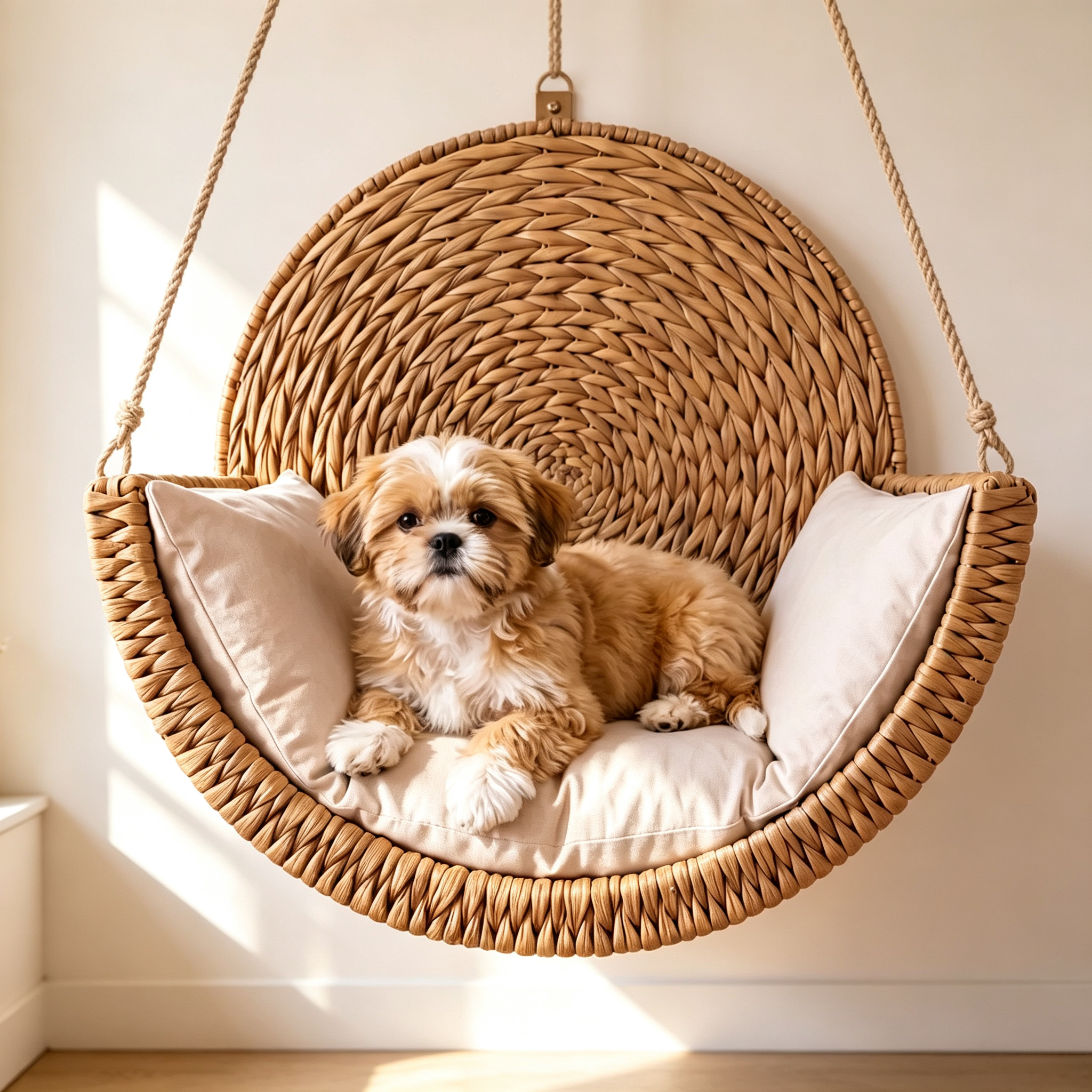 Wall‑Mounted Pet Bed – 22lb Capacity, Renter‑Friendly, 5‑Minute Install