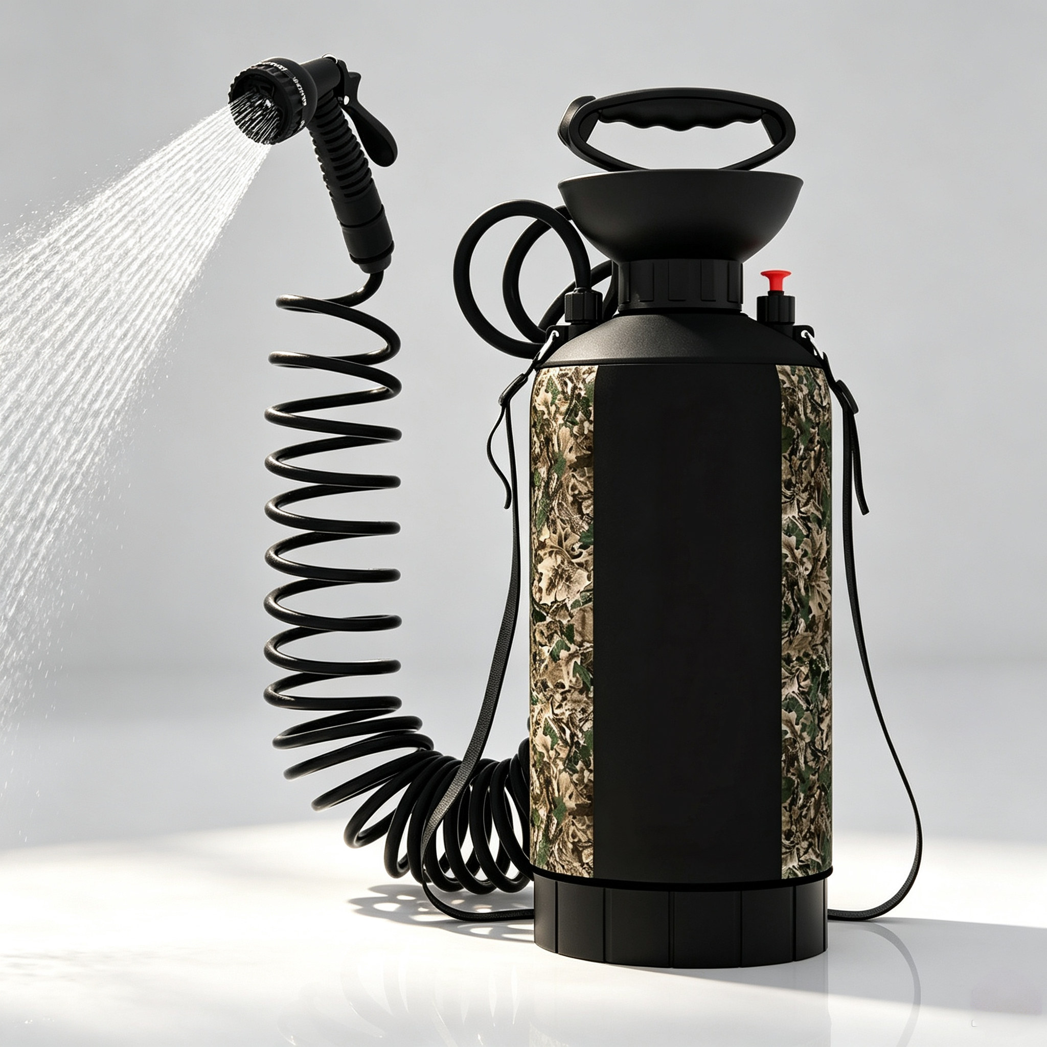 Portable Shower – 2.1 Gallon, High‑Pressure Hose, Multiple Spray Settings, for Camping, Beach, Surf & Pets