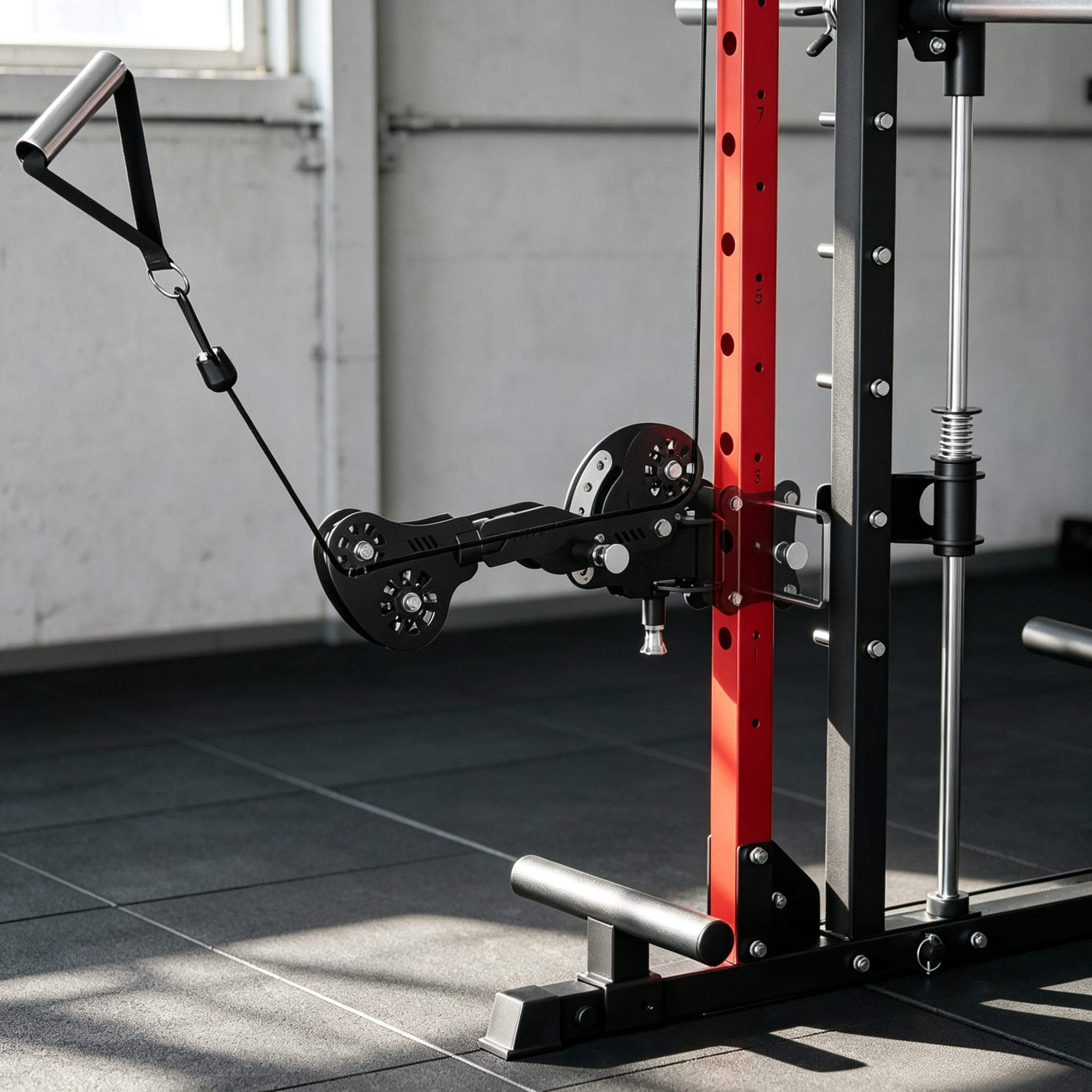 Tornado Arm Attachment – Infinite Angles, Heavy‑Duty Build, for Power Racks