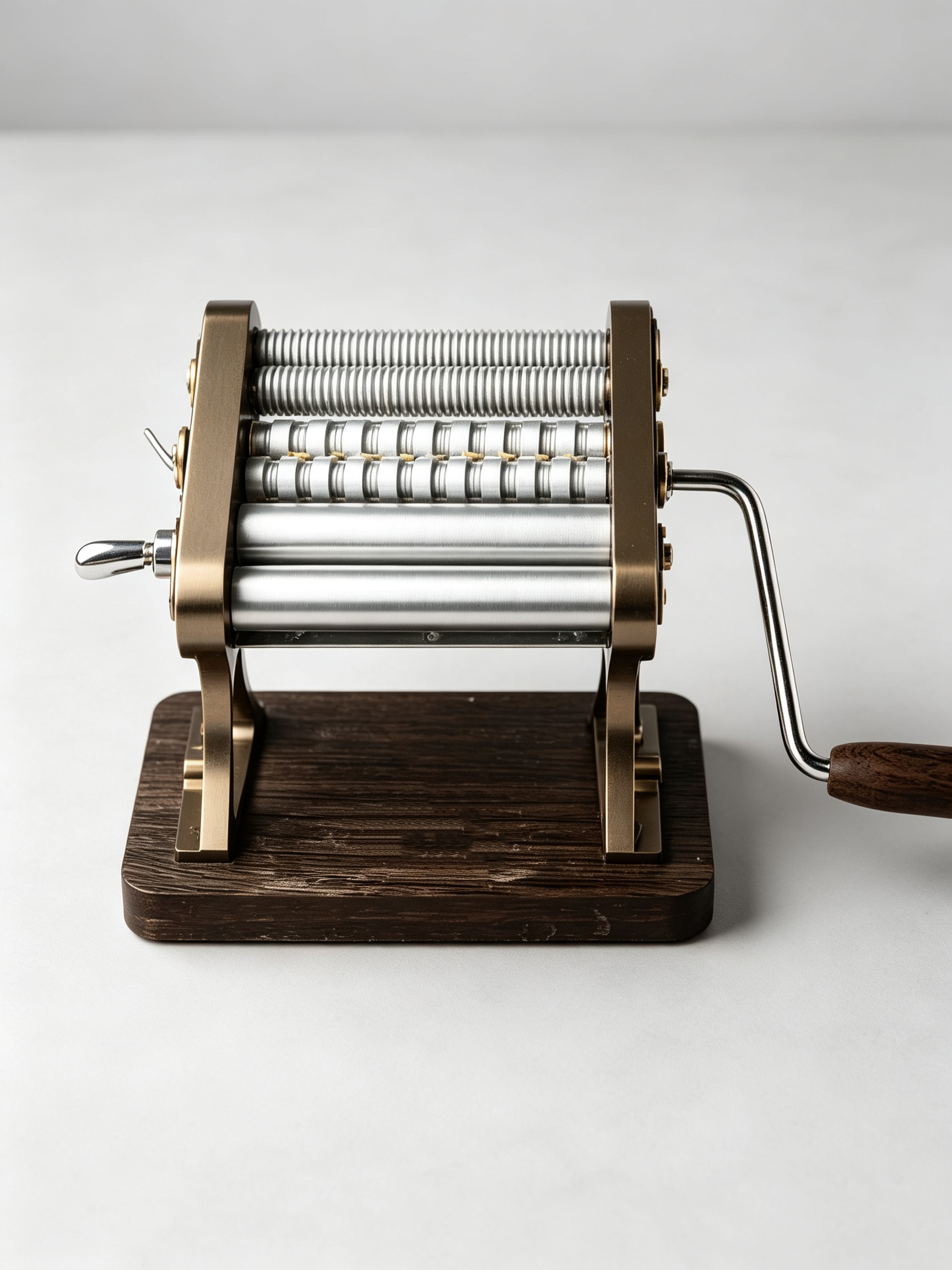 Heritage Pasta Machine – Italian‑Made, Anodized Aluminum, 7 Thickness Settings, 150mm Sheet Width, Collectors Edition