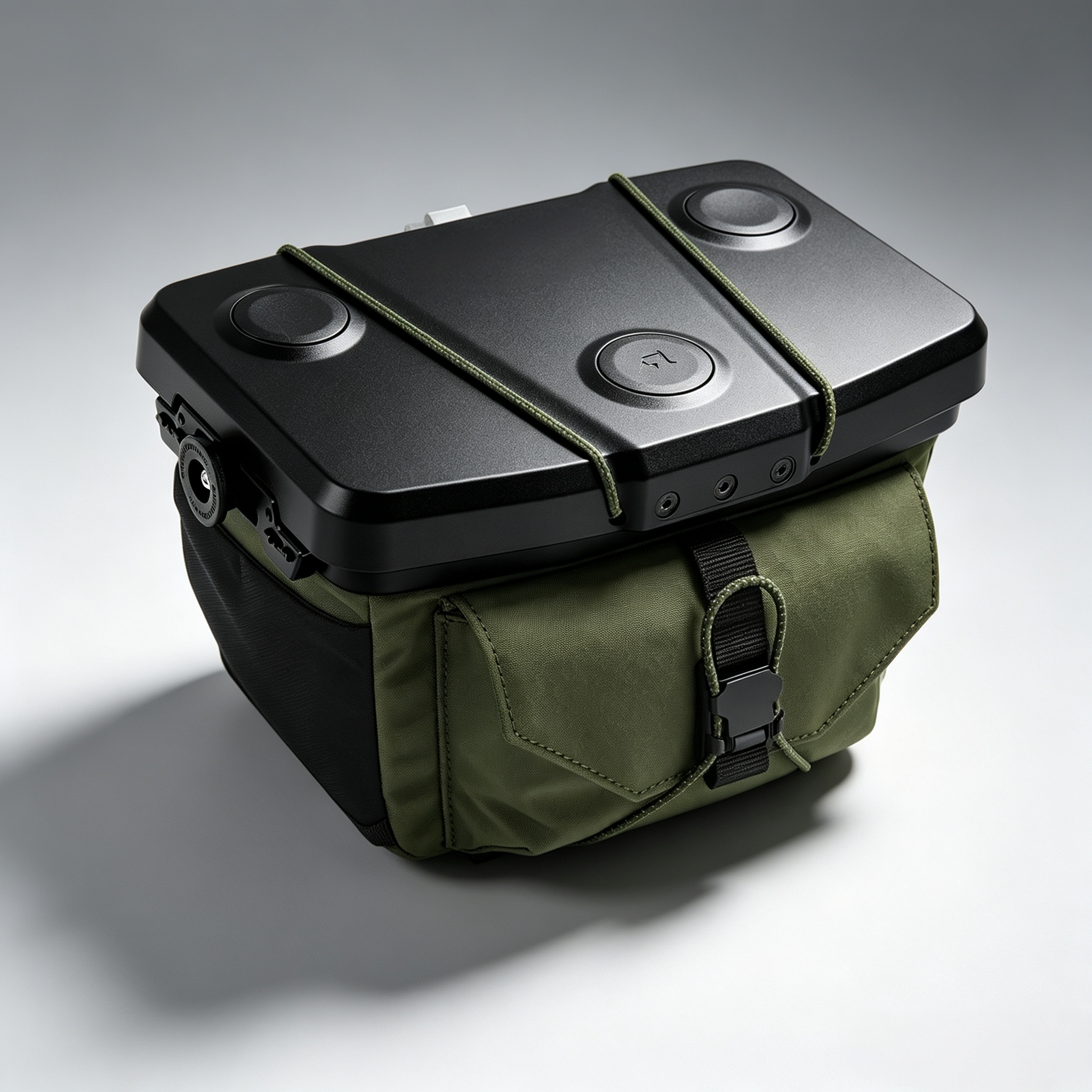 3.3L Modular Handlebar Bag – Quick‑Release Aluminum Mount, Device Platform, 1175g, Weather‑Resistant